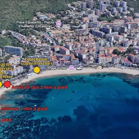 Magnifique T3 De 85m2 De Standing Vue Trottel Ajaccio (Corsica)