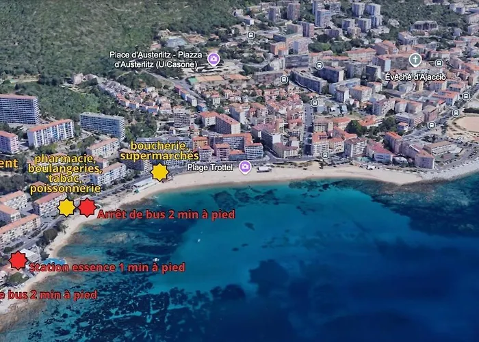 Magnifique T3 De 85m2 De Standing Vue Trottel Ajaccio (Corsica)